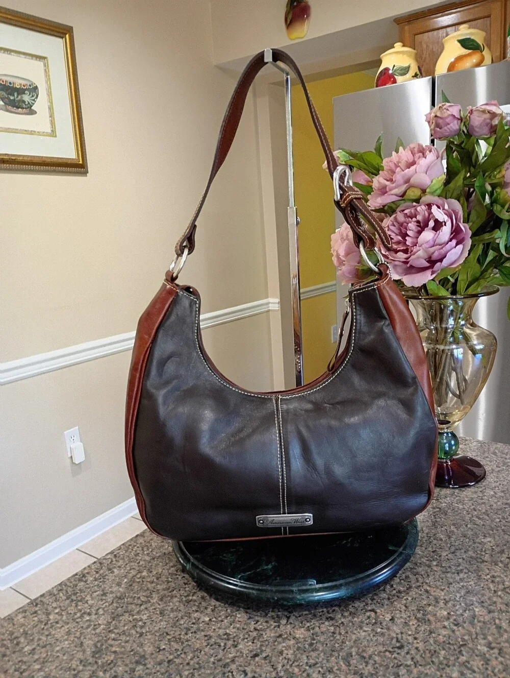 American West Genuine Leather Hobo Purse